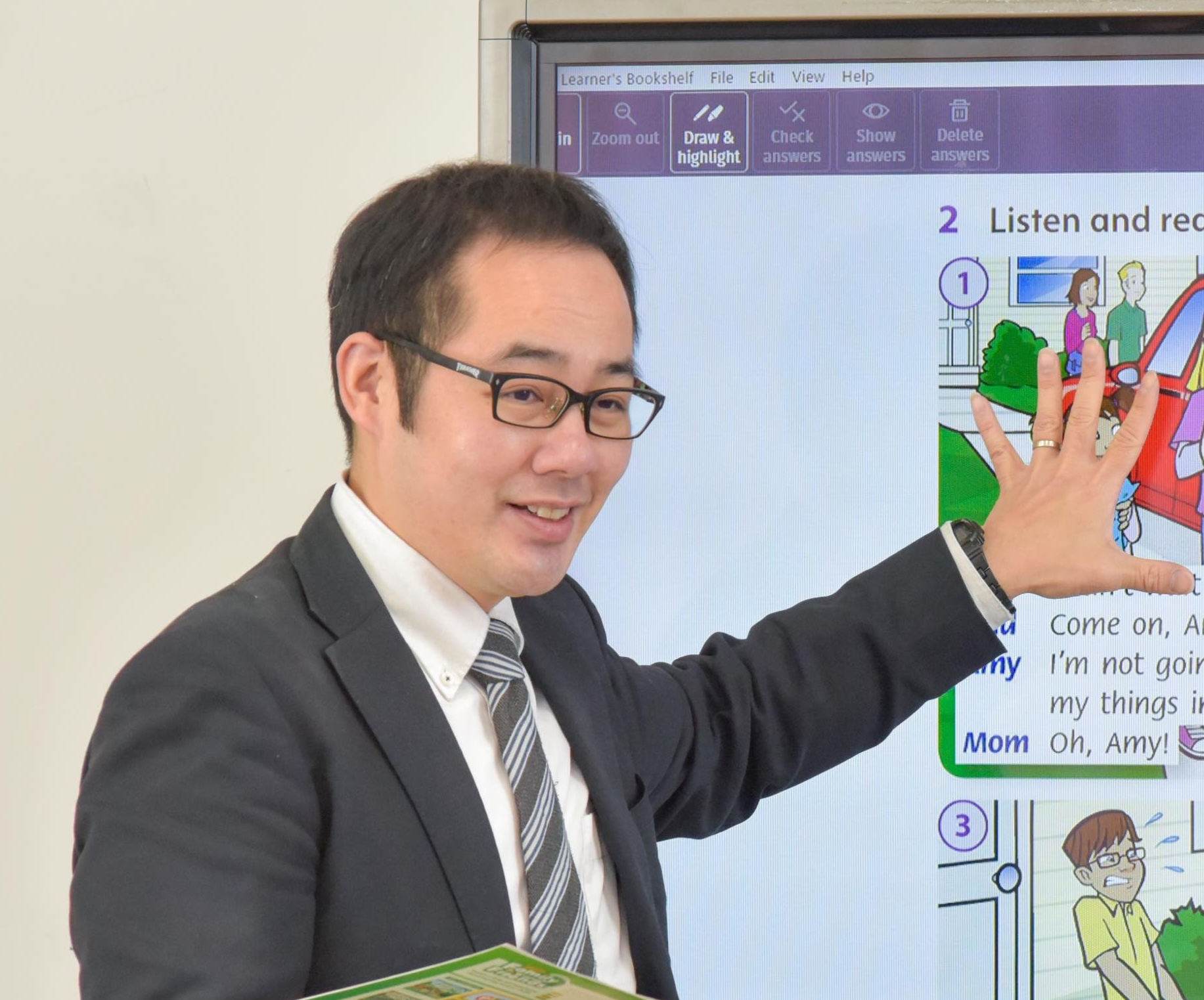 ネイティブ教員イラスト